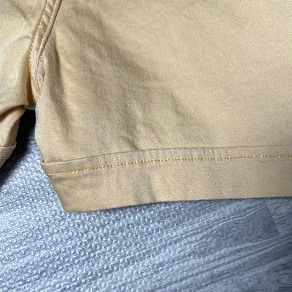 Liverpool Women's Mustard Gold Colored Shorts Size 0/25 - Picture 6 of 6